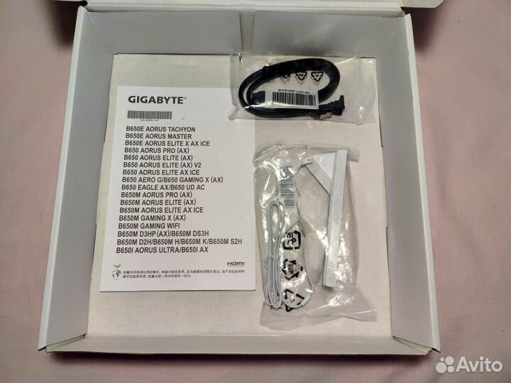 Материнская плата b650m aorus elite ax ice новая