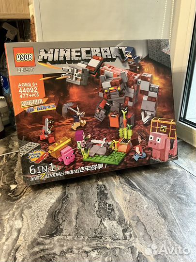 Lego minecraft набор 6 в 1 новый лего