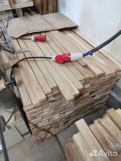 Брусок строганый (рейка) дубовый, ясеневый