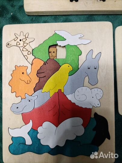 Деревянные пазлы
