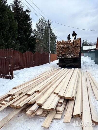 Доска обрезная/Брус ГОСТ из сосны