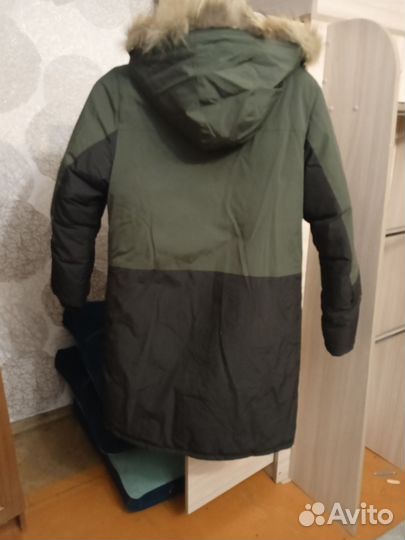Куртка зимняя удлиненная на подростка 170