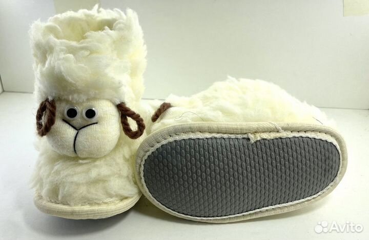 Детские тапочки чуни овчина размеры 25/24/22