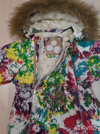 Зимний комбинезон для девочки 74 80