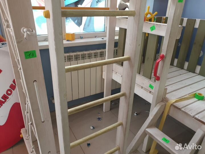 Детский игровой домик, деревянный