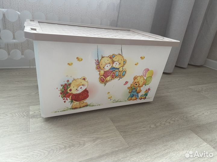 Ящик для игрушек на колесах