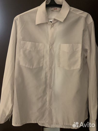 Рубашка голубая