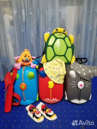 Чемодан детский на колесах Trunki рюкзак Самсонит