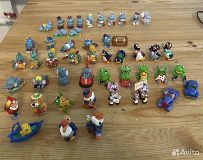 Игрушки из киндер сюрприза 90х и новые пакетом