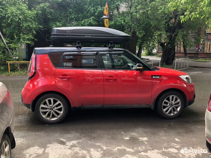 Автобокс багажник на крышу KIA Soul