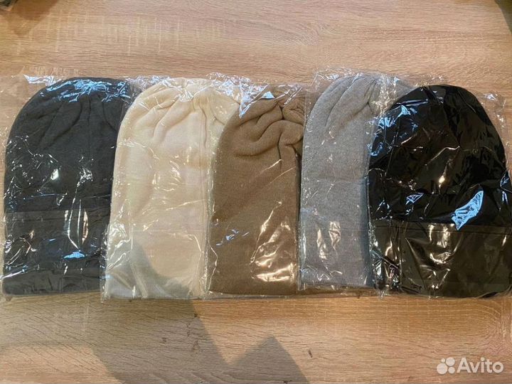 Шапка бини средней вязки Оптом i-5662