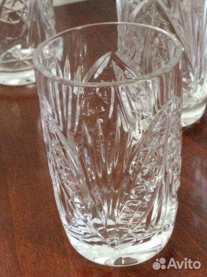 Стопки и графин хрустальные СССР