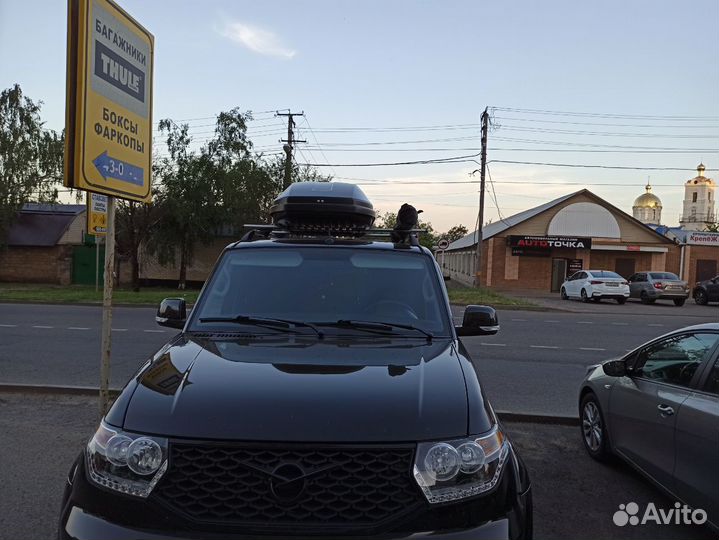 Автобокс на крышу УАЗ Патриот 580 литров