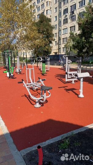Резиновое покрытие для детских площадок