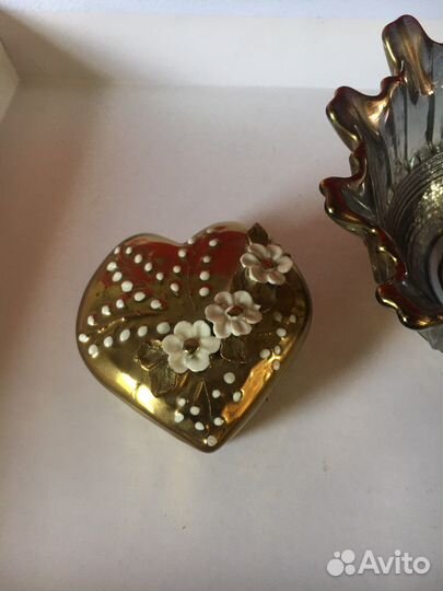 Шкатулка и ваза. Винтаж