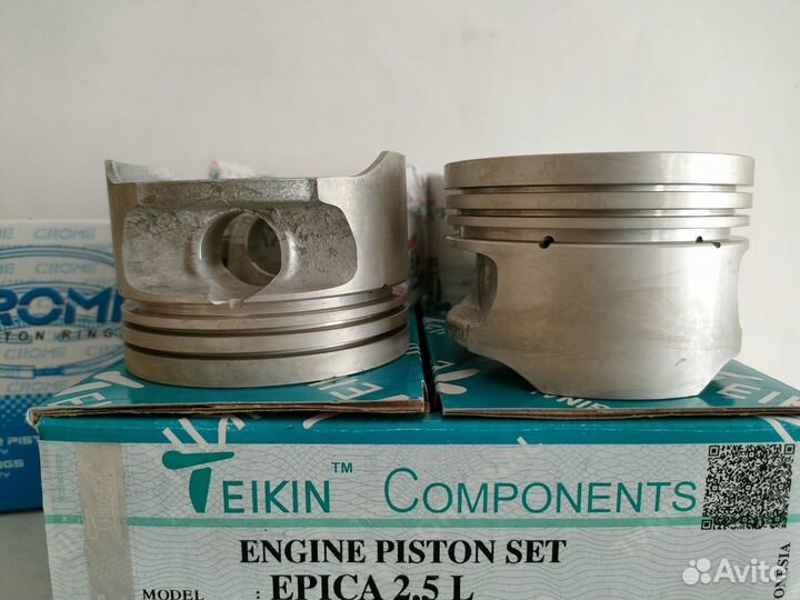 Комплект поршней с кольцами Epica 2,5л STD Teikin