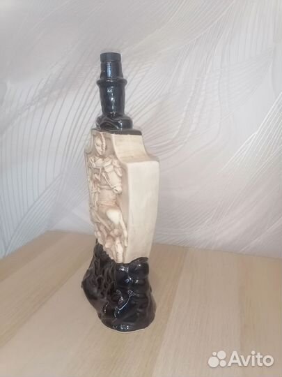 Декоративная бутылка керамическая
