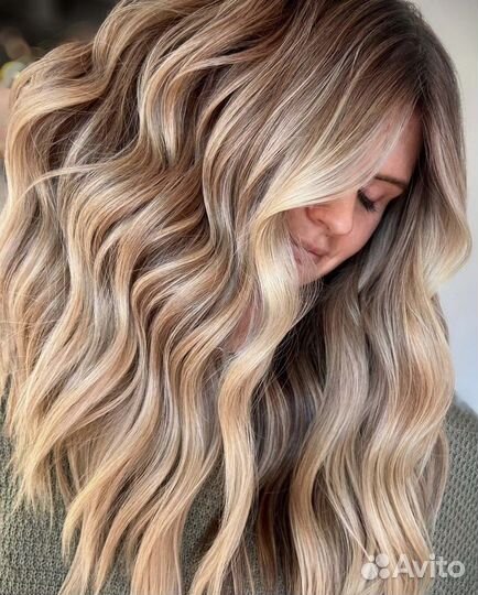 Сложное окрашивание,Блонд,AirTouch,Шатуш,Балаяж
