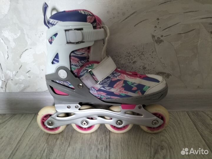 Ролики раздвижные 31-36 размер