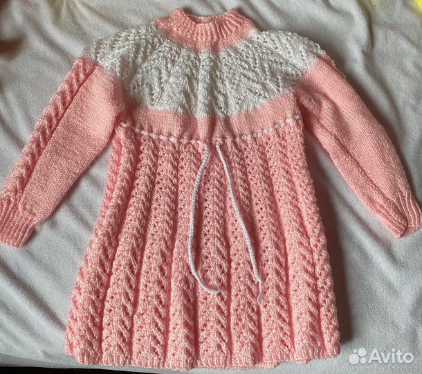 Платье вязаное крючком