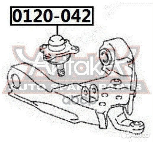 Опора шаровая нижняя 555 0120-042 asva