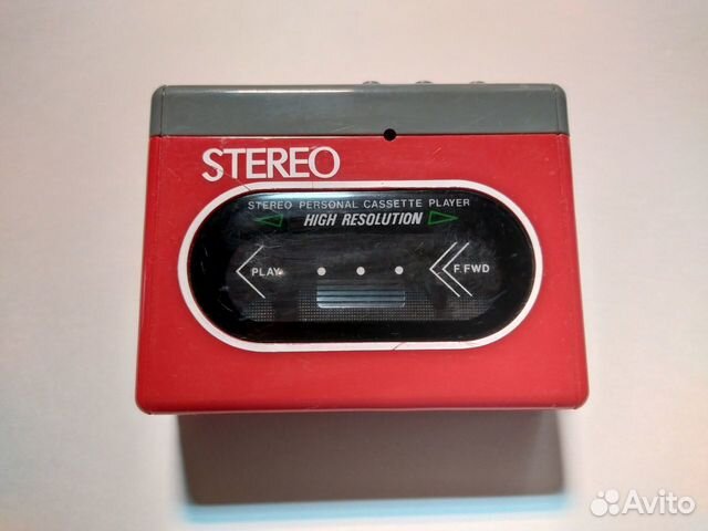 Аудио плеер stereo красный