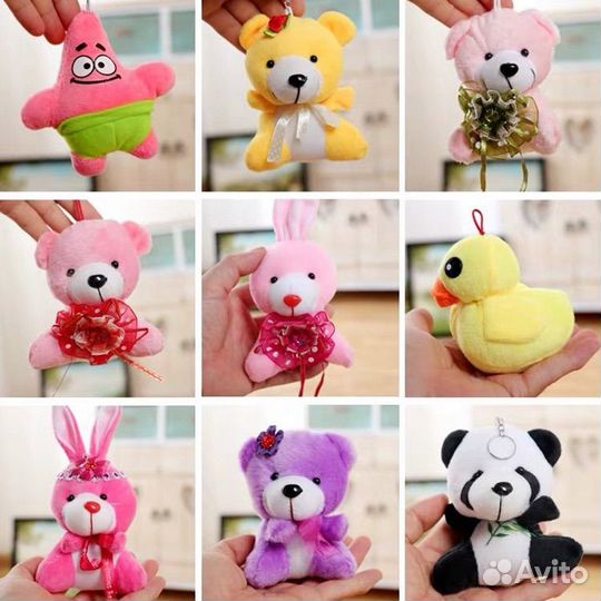 Мягкая игрушка для автоматов, хватаек, 100штук