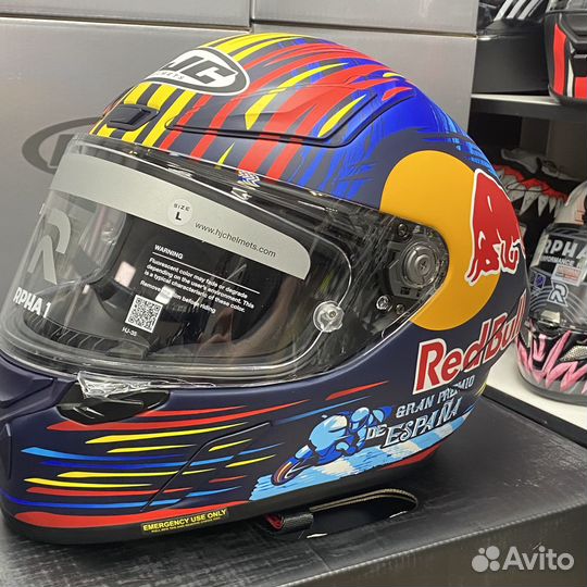 Мотошлем HJC rpha1 RED bull jerez GP