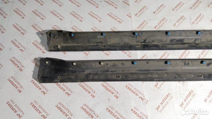 Накладка на порог наружная Mitsubishi Outlander Xl