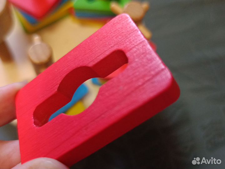 Деревянный сортер на логику