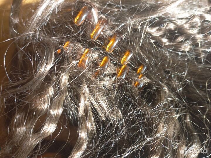 Хвост шиньон на крабе