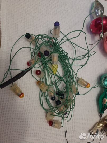 Елочные игрушки времен СССР