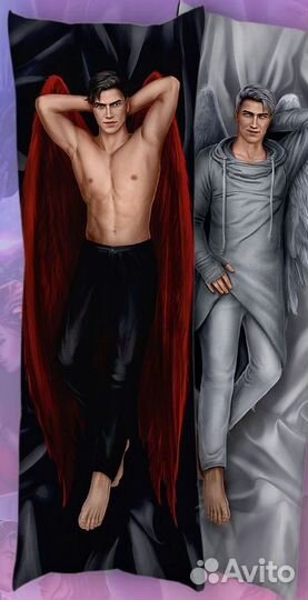 Подушка с брутальным мужчиной