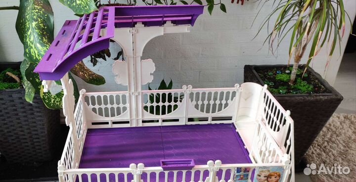 Большой домик для кукол Барби Огонек