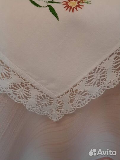 Скатерть. Салфетка. Германия. Хлопок. винтаж
