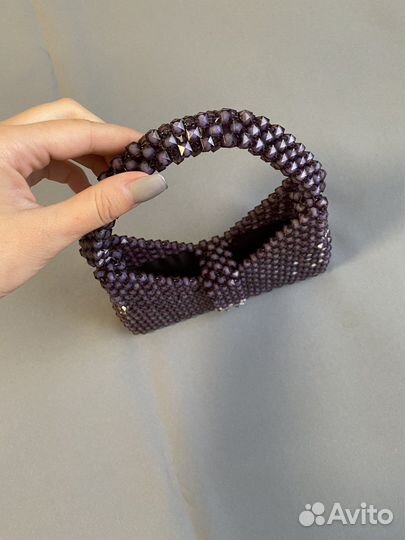 Cумка из акриловых бусин