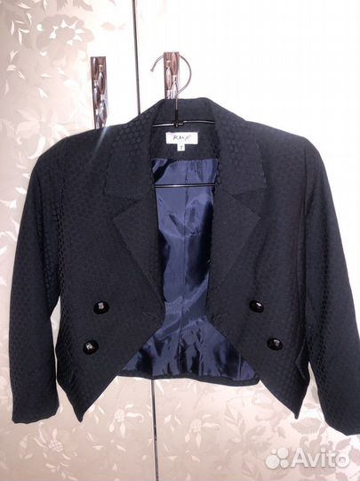 Школьный пиджак синего цвета для девочки RMX