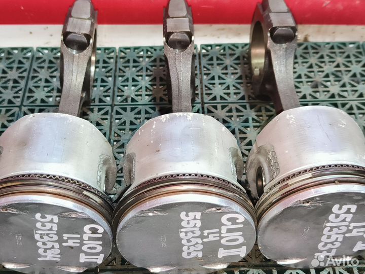 Поршень c шатунoм Rеnаult Сliо II 1.4 K4J710