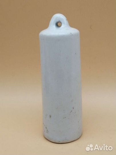 Старинная фарфоровая гиря для часов, выс. 13см mau