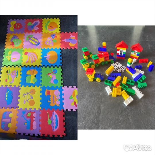 Детский коврик пазл