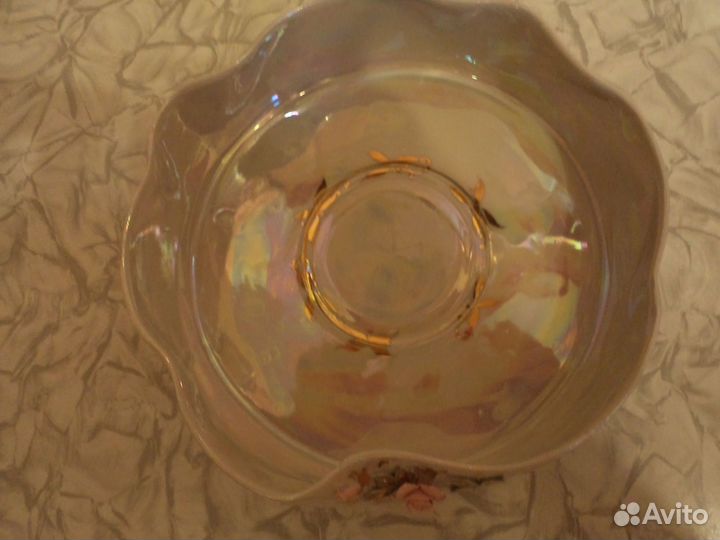 Ваза конфетница, кисловодский фарфор