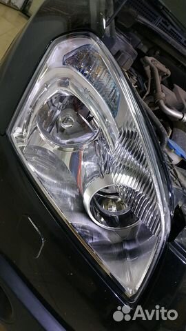 Nissan Qashqai чистка, полировка и замена ламп