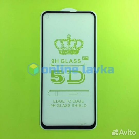 Защитное стекло для Samsung A60 5D Black