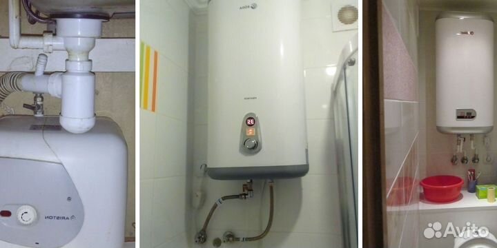 Монтаж и подключение водонагревателя +электрика