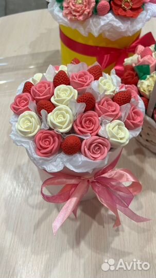 Букет из шоколадных желтых роз