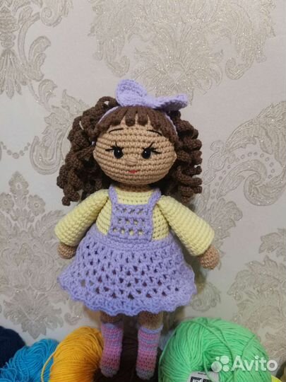 Вязаные куклы ручной работы
