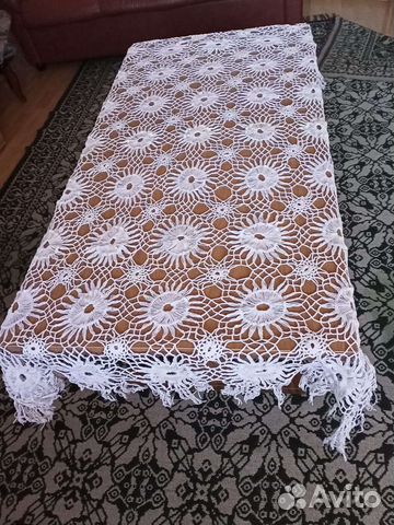 Скатерть, ручная работа