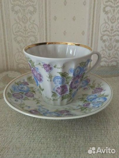 Чашка с блюдцем (Чайная пара) лфз