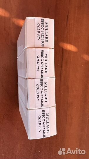 Квартет ламп E88CC gold pin NOS