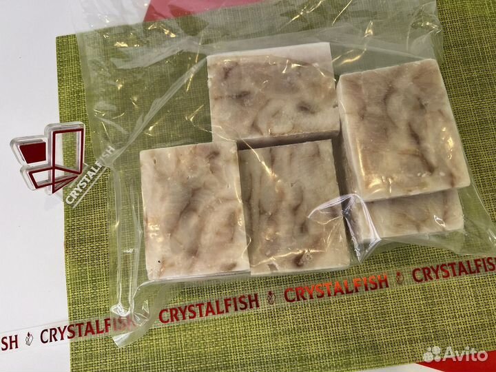 Филе трески без кожи (кубики), свежемороженое